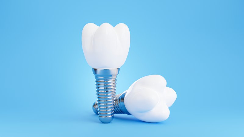 two dental implants